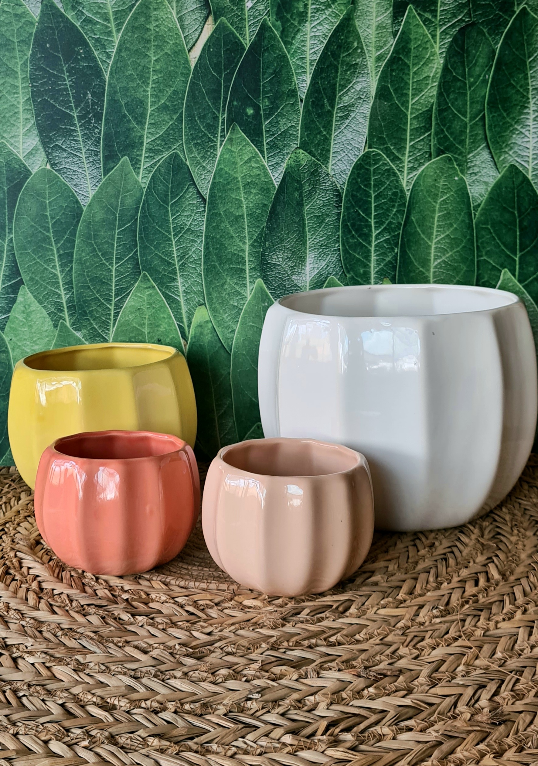 Maceta Cerámica Calabaza