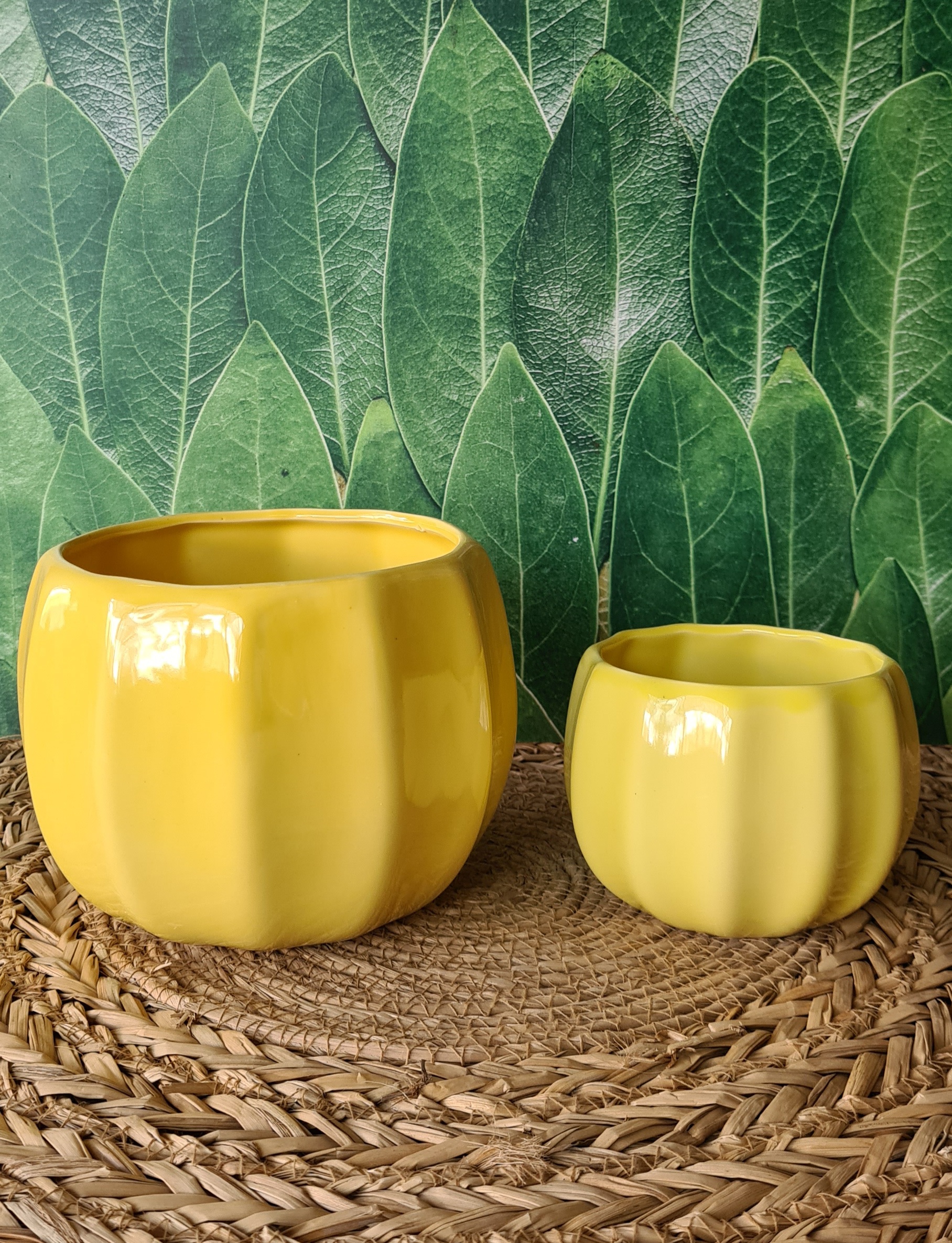 Maceta Cerámica Calabaza - Imagen 2